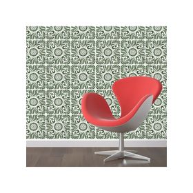 Artikel ST-224 Çini 4 Stencil Tasarımı 30x30 cm Kanvas Tablo