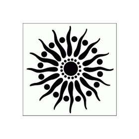 Artikel ST-231 Sole Stencil Tasarımı 30x30 cm Kanvas Tablo