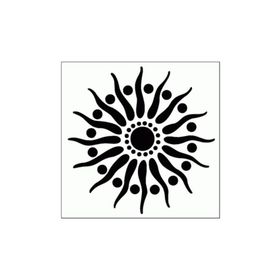 Artikel ST-231 Sole Stencil Tasarımı 30x30 cm Kanvas Tablo