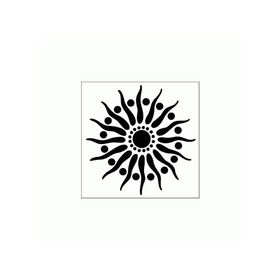 Artikel ST-231 Sole Stencil Tasarımı 30x30 cm Kanvas Tablo