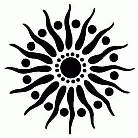 Artikel ST-231 Sole Stencil Tasarımı 30x30 cm Kanvas Tablo