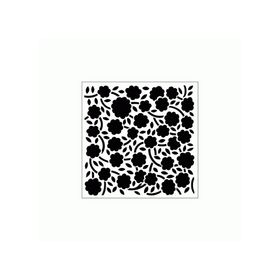 Artikel ST-240 Çiçek Desen Stencil Tasarımı 30x30 cm Kanvas Tablo