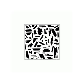 Artikel ST-241 Sürreal Stencil Tasarımı 30x30 cm Kanvas Tablo