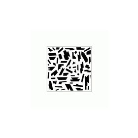 Artikel ST-241 Sürreal Stencil Tasarımı 30x30 cm Kanvas Tablo