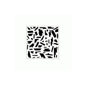 Artikel ST-241 Sürreal Stencil Tasarımı 30x30 cm Kanvas Tablo
