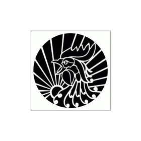 Artikel ST-242 Horoz Stencil Tasarımı 30x30 cm Kanvas Tablo