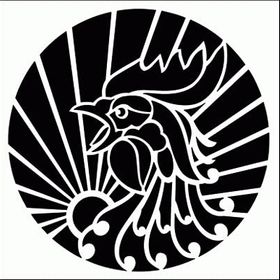 Artikel ST-242 Horoz Stencil Tasarımı 30x30 cm Kanvas Tablo