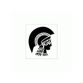 Artikel ST-245 Roma Askeri Stencil Tasarımı 30x30 cm Kanvas Tablo