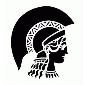 Artikel ST-245 Roma Askeri Stencil Tasarımı 30x30 cm Kanvas Tablo