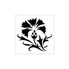 Artikel ST-250 Karanfil 2 Stencil Tasarımı 30x30 cm Kanvas Tablo