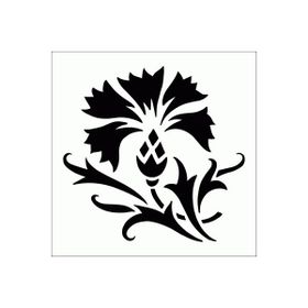 Artikel ST-250 Karanfil 2 Stencil Tasarımı 30x30 cm Kanvas Tablo