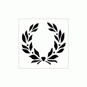 Artikel ST-258 Garland Stencil Tasarımı 30x30 cm Kanvas Tablo