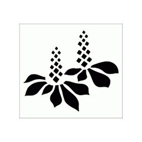 Artikel ST-261 At Kestanesi Stencil Tasarımı 30x30 cm Kanvas Tablo