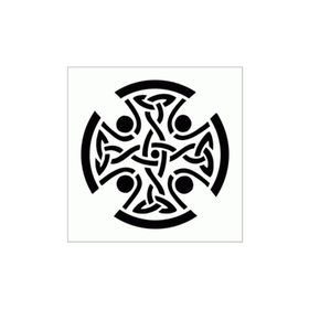 Artikel ST-264 Celtic 2 Stencil Tasarımı 30x30 cm Kanvas Tablo