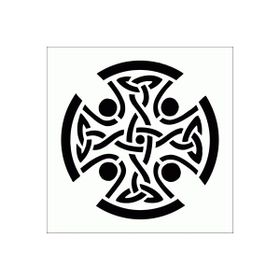 Artikel ST-264 Celtic 2 Stencil Tasarımı 30x30 cm Kanvas Tablo
