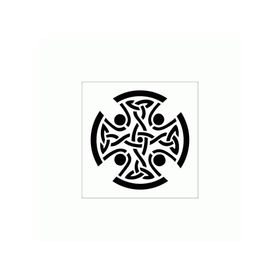 Artikel ST-264 Celtic 2 Stencil Tasarımı 30x30 cm Kanvas Tablo