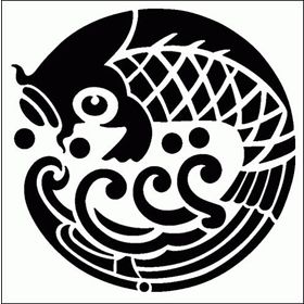 Artikel ST-288 Koi Stencil Tasarımı 30x30 cm Kanvas Tablo