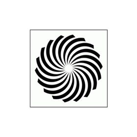 Artikel ST-292 Spiral Stencil Tasarımı 30x30 cm Kanvas Tablo