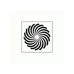 Artikel ST-292 Spiral Stencil Tasarımı 30x30 cm Kanvas Tablo