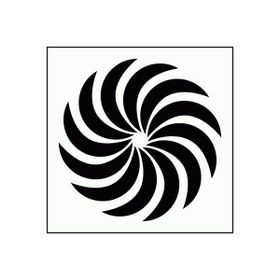 Artikel ST-298 Spiral 4 Stencil Tasarımı 30x30 cm Kanvas Tablo