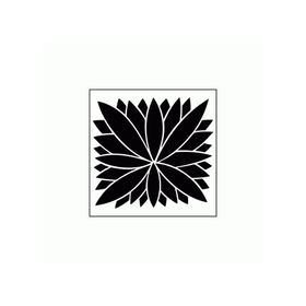 Artikel ST-304 Yaprak Motif 2 Stencil Tasarımı 30x30 cm Kanvas Tablo