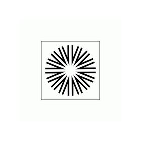 Artikel ST-315 Sürreal Güneş Stencil Tasarımı 30x30 cm Kanvas Tablo