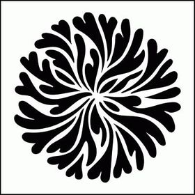 Artikel ST-320 Mercanlar Stencil Tasarımı 30x30 cm Kanvas Tablo