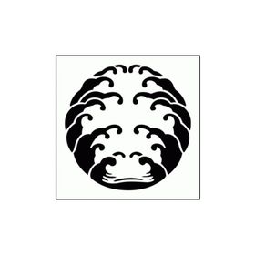 Artikel ST-323 Japon Dalgaları Stencil Tasarımı 30x30 cm Kanvas Tablo