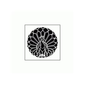 Artikel ST-328 Tavuskuşu Çini Stencil Tasarımı 30x30 cm Kanvas Tablo