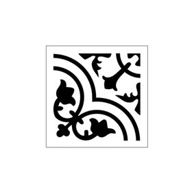 Artikel ST-339 Quad Karo Motif Stencil Tasarımı 30x30 cm Kanvas Tablo