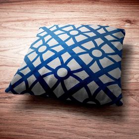 Artikel ST-347 Damask Çiçek Karo Stencil Tasarımı 30x30 cm Kanvas Tablo