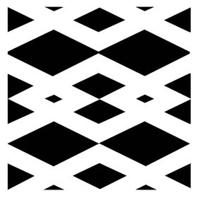 Artikel ST-355 Baklava Motif Stencil Tasarımı 30x30 cm Kanvas Tablo