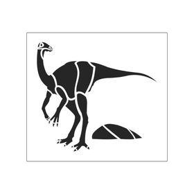 Artikel ST-390 Trodon Stencil Tasarımı 30x30 cm Kanvas Tablo