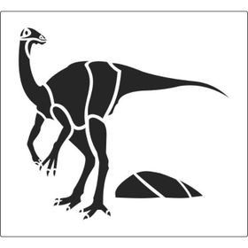 Artikel ST-390 Trodon Stencil Tasarımı 30x30 cm Kanvas Tablo