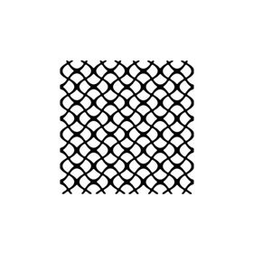 Artikel ST-395 Kaldırım Deseni Stencil Tasarımı 30x30 cm Kanvas Tablo