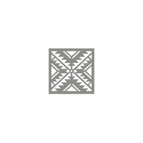 Artikel ST-412 Meksika Kilim 1 Stencil Tasarımı 30x30 cm Kanvas Tablo