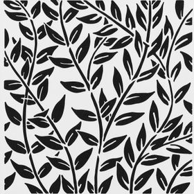 Artikel ST-420 Sarmaşık Deseni Stencil Tasarımı 30x30 cm Kanvas Tablo