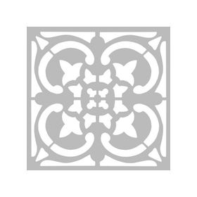 Artikel ST-424 Karo 15 Stencil Tasarımı 30x30 cm Kanvas Tablo