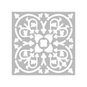 Artikel ST-431 Karo 17 Stencil Tasarımı 30x30 cm Kanvas Tablo
