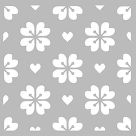 Artikel ST-441 Blossom Desen Stencil Tasarımı 30x30 cm Kanvas Tablo