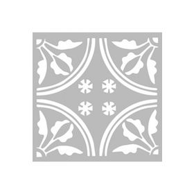Artikel ST-443 Karo 24 Stencil Tasarımı 30x30 cm Kanvas Tablo