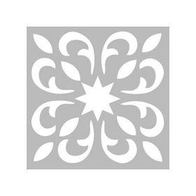 Artikel ST-447 Karo 27 Stencil Tasarımı 30x30 cm Kanvas Tablo
