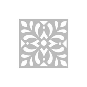 Artikel ST-448 Karo 28 Stencil Tasarımı 30x30 cm Kanvas Tablo