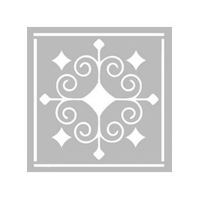 Artikel ST-449 Karo 29 Stencil Tasarımı 30x30 cm Kanvas Tablo
