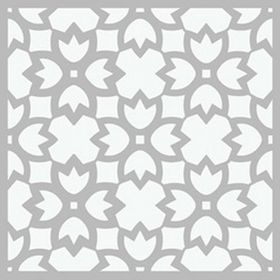 Artikel ST-450 Karanfil Desen Stencil Tasarımı 30x30 cm Kanvas Tablo
