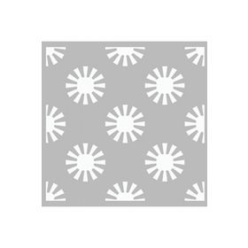 Artikel ST-451 Karahindiba Desen Stencil Tasarımı 30x30 cm Kanvas Tablo