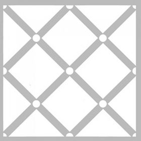 Artikel ST-452 Baklava Büyük Desen Stencil Tasarımı 30x30 cm Kanvas Tablo