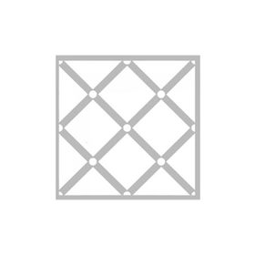 Artikel ST-452 Baklava Büyük Desen Stencil Tasarımı 30x30 cm Kanvas Tablo