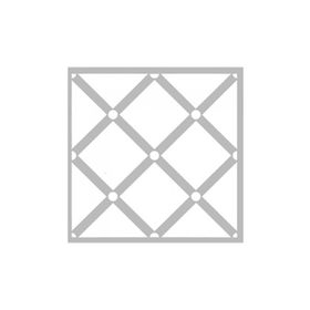 Artikel ST-452 Baklava Büyük Desen Stencil Tasarımı 30x30 cm Kanvas Tablo