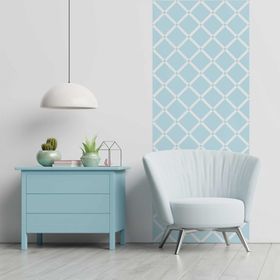 Artikel ST-452 Baklava Büyük Desen Stencil Tasarımı 30x30 cm Kanvas Tablo